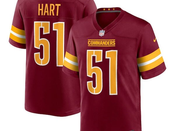 Bobby Hart Washington Commanders Nike  Game Jersey -  Burgundy