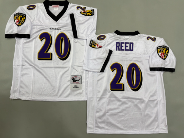 Ed Reed  Baltimore Ravens Authentic Throwback Retired Player Jersey