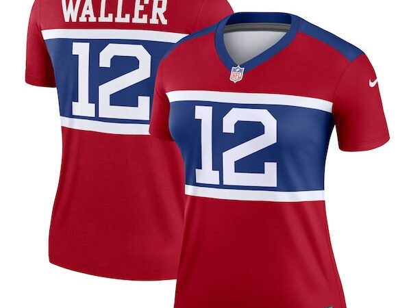 Darren Waller New York Giants Nike Women's Alternate Legend Player Performance Top -  Red