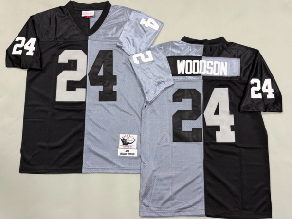 Charles Woodson Las Vegas Raiders Authentic Split Throwback Retired Player Jersey