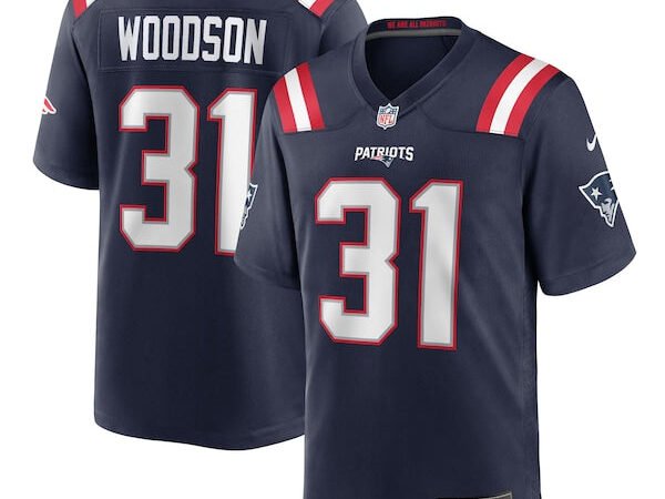 Craig Woodson New England Patriots Nike Team Game Jersey - Navy