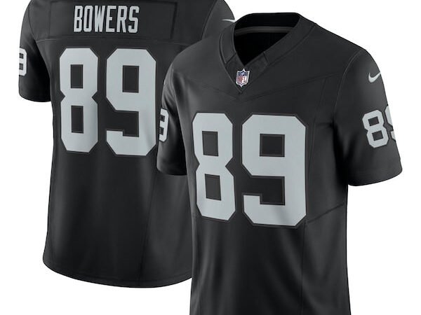 Brock Bowers Las Vegas Raiders Nike Team Vapor F.U.S.E. Limited Jersey - Black