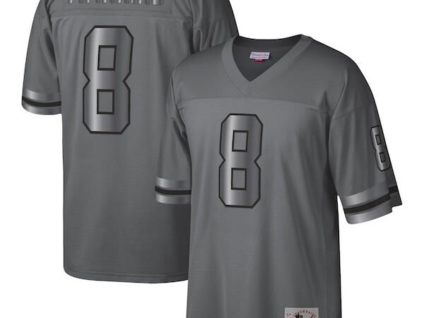 Archie Manning New Orleans Saints 1979 Retired Player Metal Legacy Jersey - Charcoal
