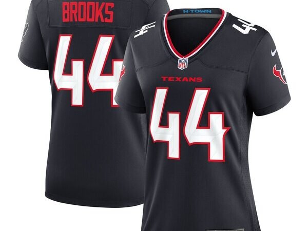 British Brooks Houston Texans Nike Women's Team Game Jersey -  Navy
