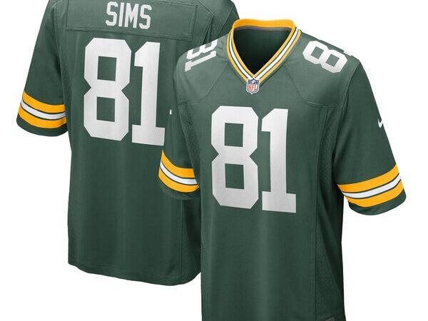 Ben Sims Green Bay Packers Nike Team Game Jersey -  Green