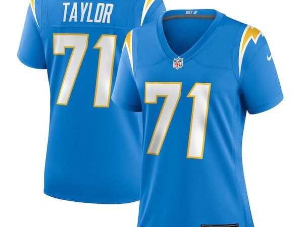Branson Taylor Los Angeles Chargers Nike Women's Team Game Jersey -  Powder Blue