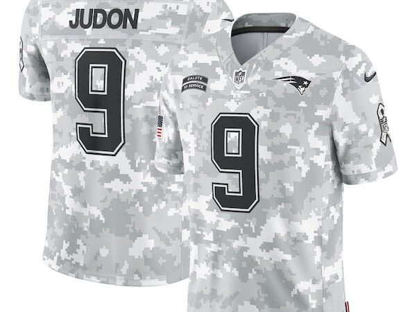 Matthew Judon New England Patriots Nike 2024 Salute to Service Limited Jersey - Arctic Camo
