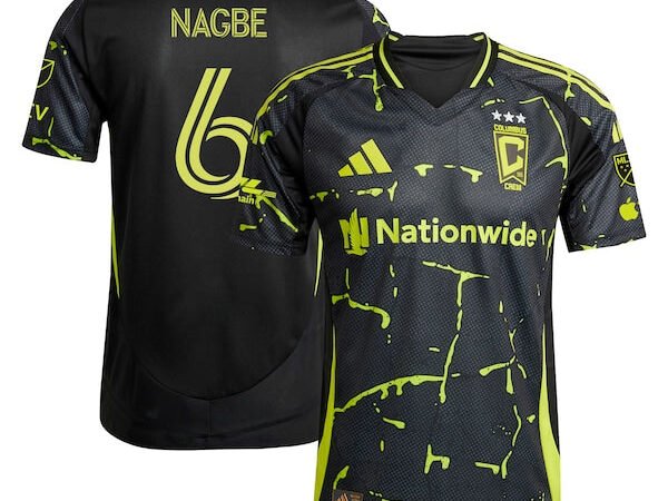 Darlington Nagbe Columbus Crew adidas 2025 The Goosebumps Kit Authentic Player Jersey - Black