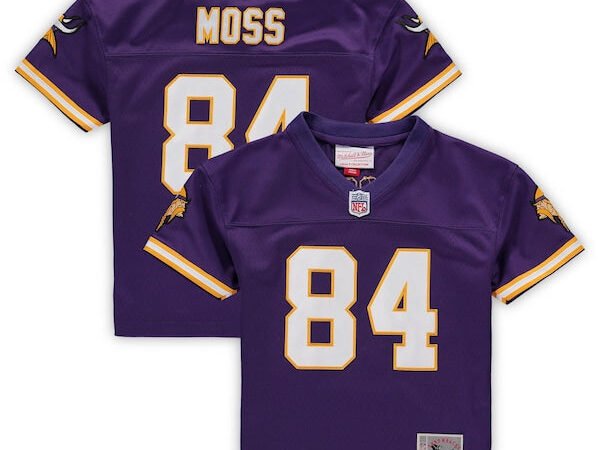 Randy Moss Minnesota Vikings Male Preschool 1998 Retired Legacy Jersey - Purple