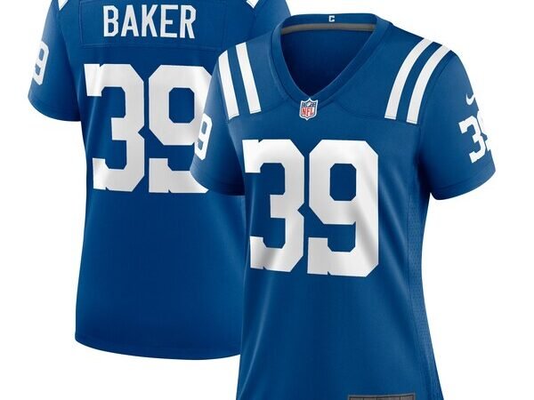 Darrell Baker Jr Indianapolis Colts Nike Women's Team Game Jersey - Royal