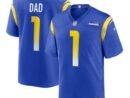 Number 1 Dad Los Angeles Rams Nike Game Jersey - Royal