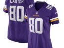 Cris Carter Minnesota Vikings Nike Women's Game Retired Player Jersey - Purple