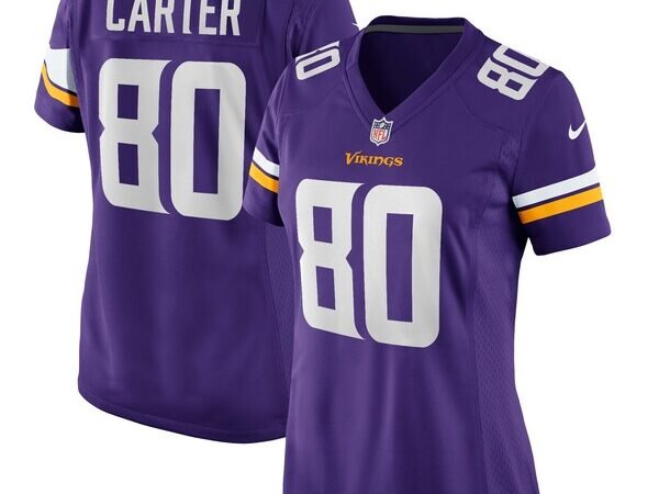 Cris Carter Minnesota Vikings Nike Women's Game Retired Player Jersey - Purple