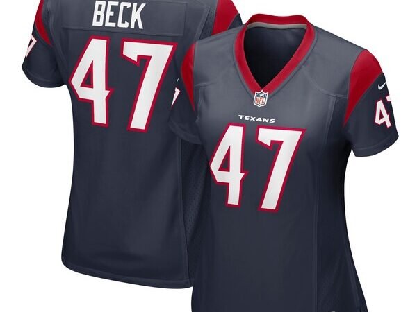 Andrew Beck Houston Texans Nike Women's Team Game Jersey - Navy