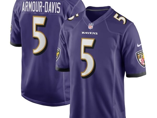 Jalyn Armour-Davis Baltimore Ravens Nike Game Player Jersey - Purple