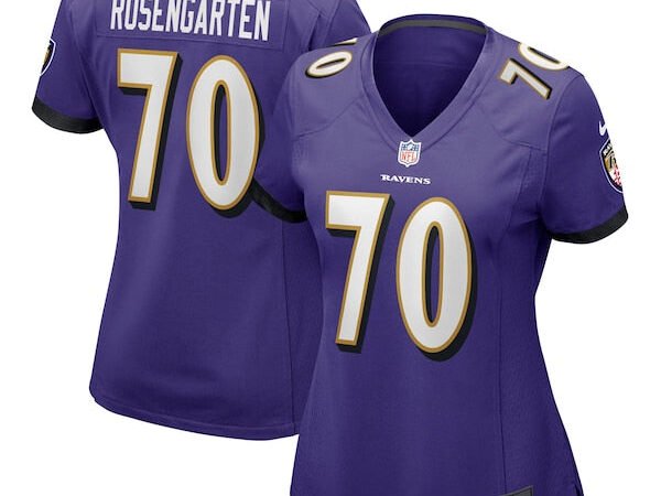 Roger Rosengarten Baltimore Ravens Nike Women's  Game Jersey -  Purple