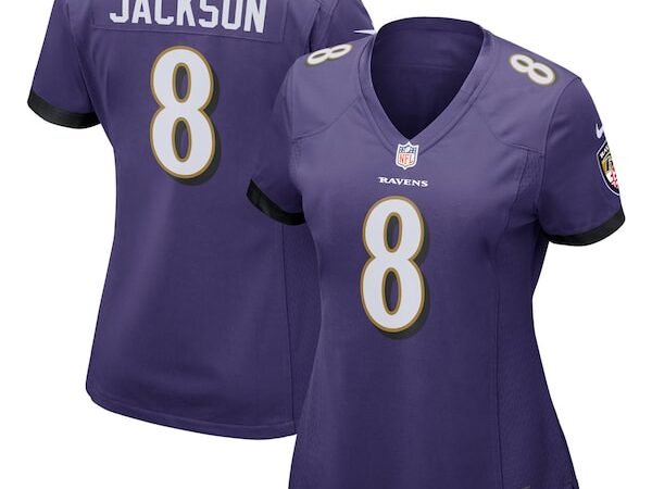 Lamar Jackson Baltimore Ravens Nike Women's Game Jersey - Purple