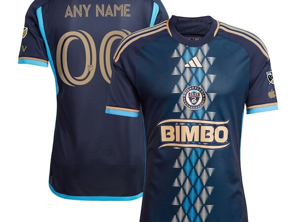 Philadelphia Union adidas 2024 The XV Kit Authentic Custom Jersey – Navy