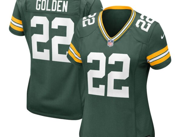 Women's Matthew Golden Green Bay Packers Nike 2025 NFL Draft First Round Pick Game Jersey - Green