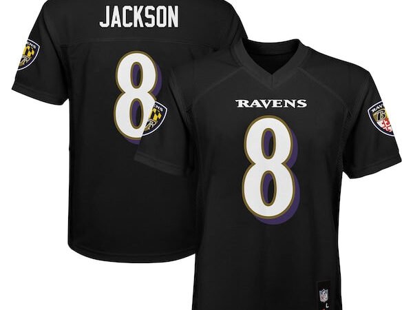 Lamar Jackson Baltimore Ravens Preschool Replica Player Jersey - Black