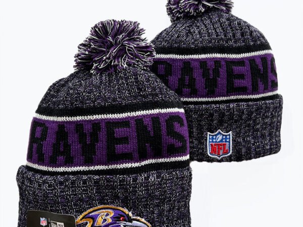 BALTIMORE RAVENS KNIT HAT