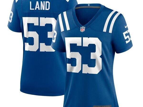 Isaiah Land Indianapolis Colts Nike Women's Team Game Jersey - Royal