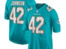 Alexander Johnson Miami Dolphins Nike  Game Jersey -  Aqua