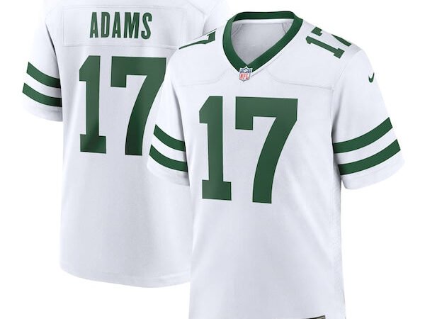 Davante Adams New York Jets Nike Game Jersey - Legacy White/Black
