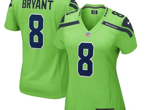 Coby Bryant Seattle Seahawks Nike Women's  Game Jersey - Neon Green