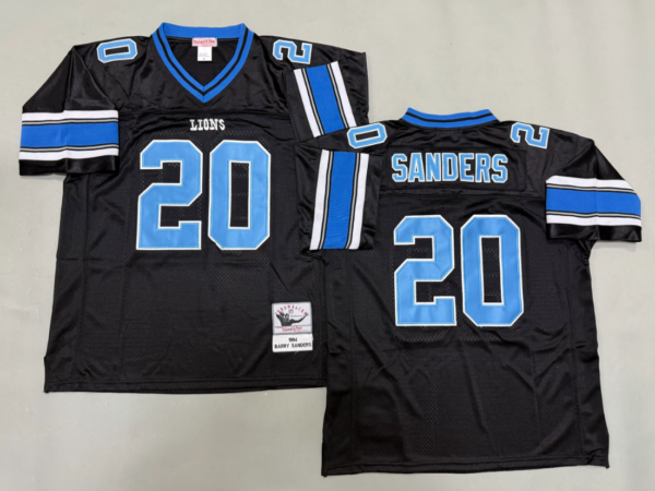 Barry Sanders Detroit Lions Authentic Throwback Retired Player Jersey