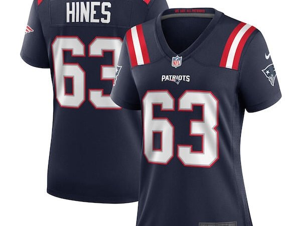 Chasen Hines New England Patriots Nike Women's Game Player Jersey - Navy
