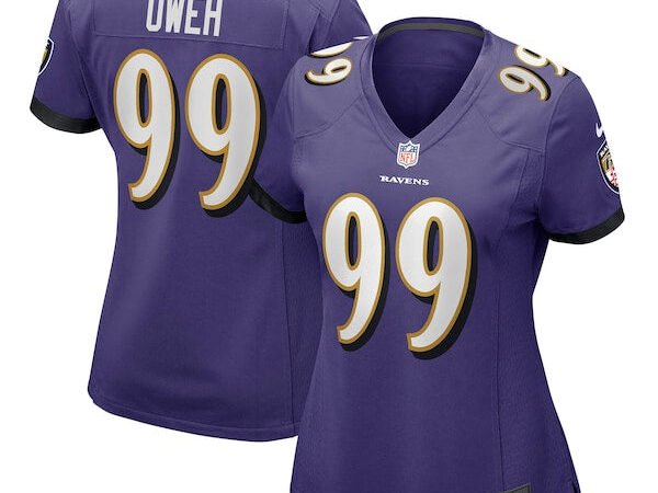 Odafe Oweh Baltimore Ravens Nike Women's Game Jersey - Purple