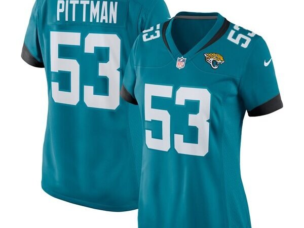 Anthony Pittman Jacksonville Jaguars Nike Women's Team Game Jersey -  Teal