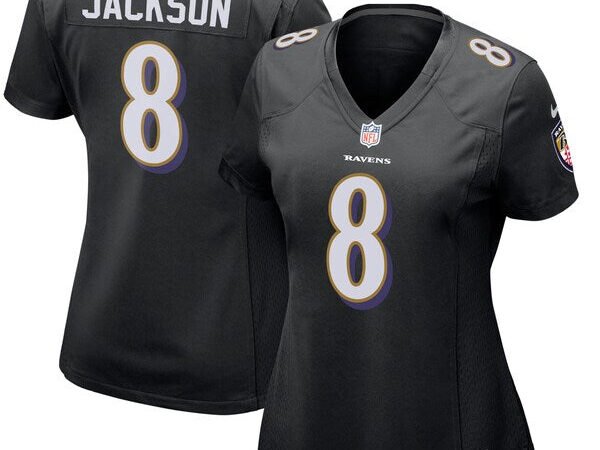 Lamar Jackson Baltimore Ravens Nike Women's Game Event Jersey - Black