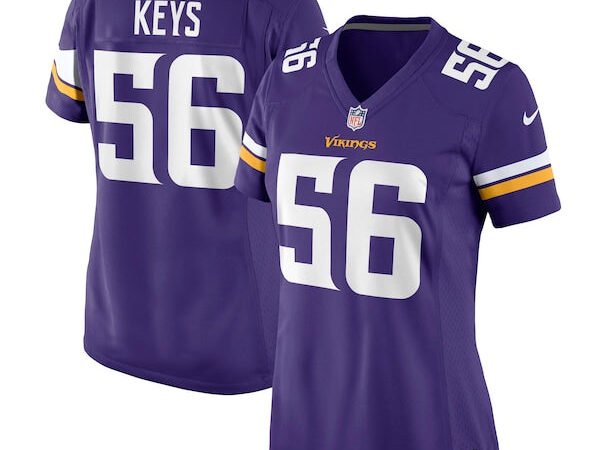 Austin Keys Minnesota Vikings Nike Women's Team Game Jersey -  Purple