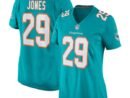 Brandon Jones Miami Dolphins Nike Women's Team Game Jersey - Aqua