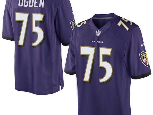 Jonathan Ogden Baltimore Ravens Nike Retired Player Limited Jersey - Purple