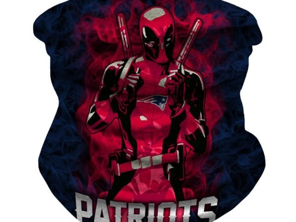 NEW ENGLAND PATRIOTS & DEADPOOL FACE MASK BANDANAS