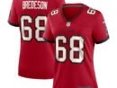 Ben Bredeson Tampa Bay Buccaneers Nike Women's  Game Jersey -  Red