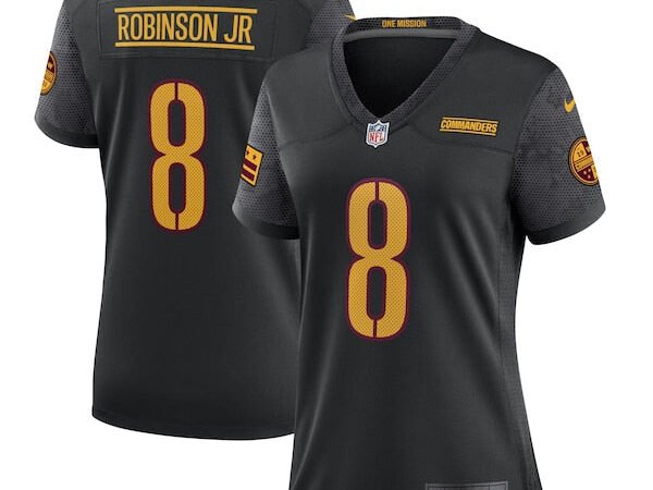 Brian Robinson Jr. Washington Commanders Nike Women's Player Jersey - Black