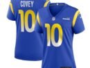 Britain Covey Los Angeles Rams Nike Women's Team Game Jersey -  Royal