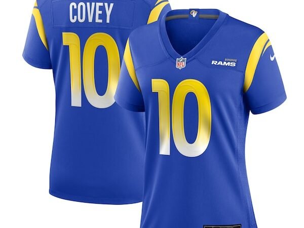 Britain Covey Los Angeles Rams Nike Women's Team Game Jersey - Royal