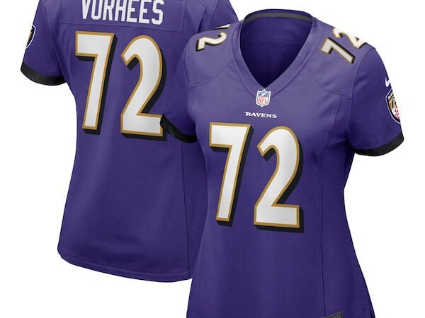 Andrew Vorhees Baltimore Ravens Nike Women's  Game Jersey -  Purple