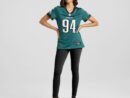 Byron Young Philadelphia Eagles Nike Women's Team Game Jersey - Midnight Green