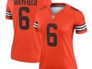 Baker Mayfield Cleveland Browns Nike Women's Inverted Legend Jersey - Orange
