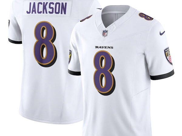 Lamar Jackson Baltimore Ravens Nike Vapor F.U.S.E. Limited Jersey - White/Black