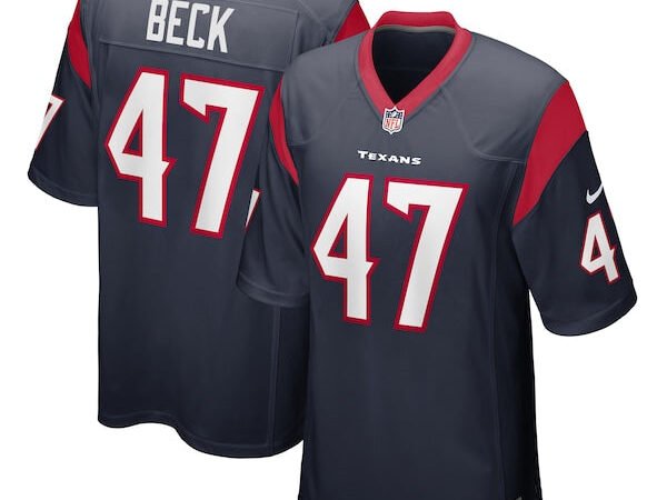 Andrew Beck Houston Texans Nike Game Player Jersey - Navy