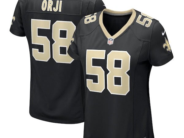 Anfernee Orji New Orleans Saints Nike Women's Team Game Jersey -  Black