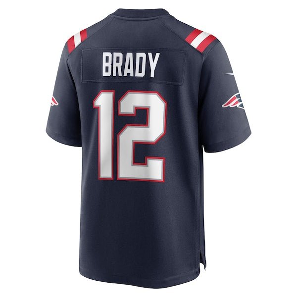 Tom Brady New England Patriots Nike Game Retired Player Jersey - Navy/White/Red