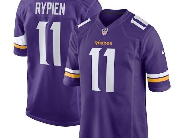 Brett Rypien Minnesota Vikings Nike Team Game Jersey -  Purple
